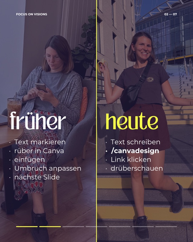 Karussell-Slide: früher Text kopieren und einfügen, heute /canvadesign