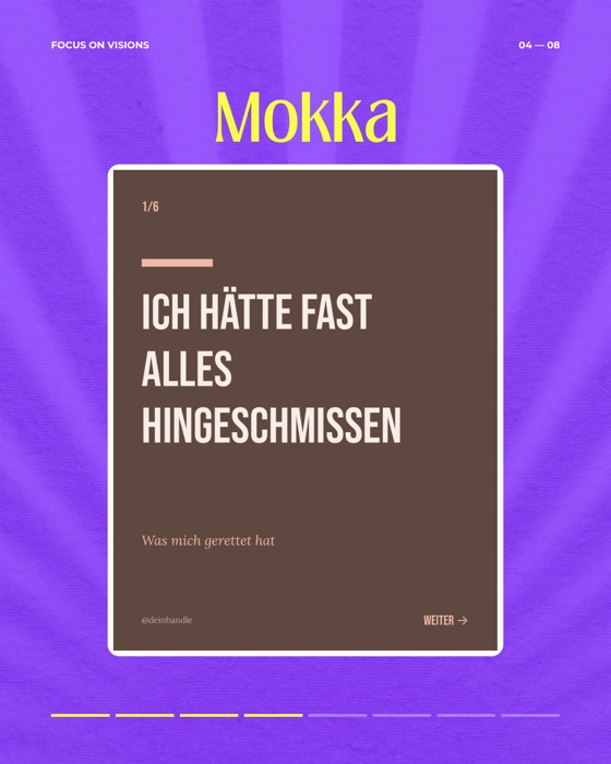 Vorlagen-Design Mokka